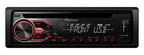 PIONEER Autoradio lettore Cd da auto Pioneer con ingresso CD e USB nero con LED rossi